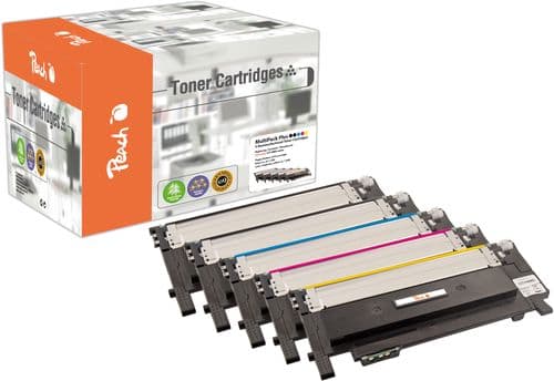 Peach-tonerkassetter som passer CLT-406S-serien Laser Toner MultiPack Bk/Bk/C/M/Y for Samsung