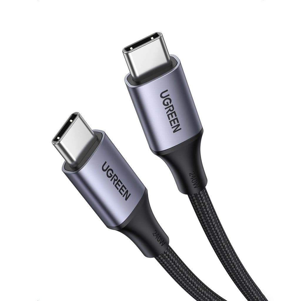 Ugreen USB-C til USB-C-kabel 240W PD, 5A, 2m - Grå