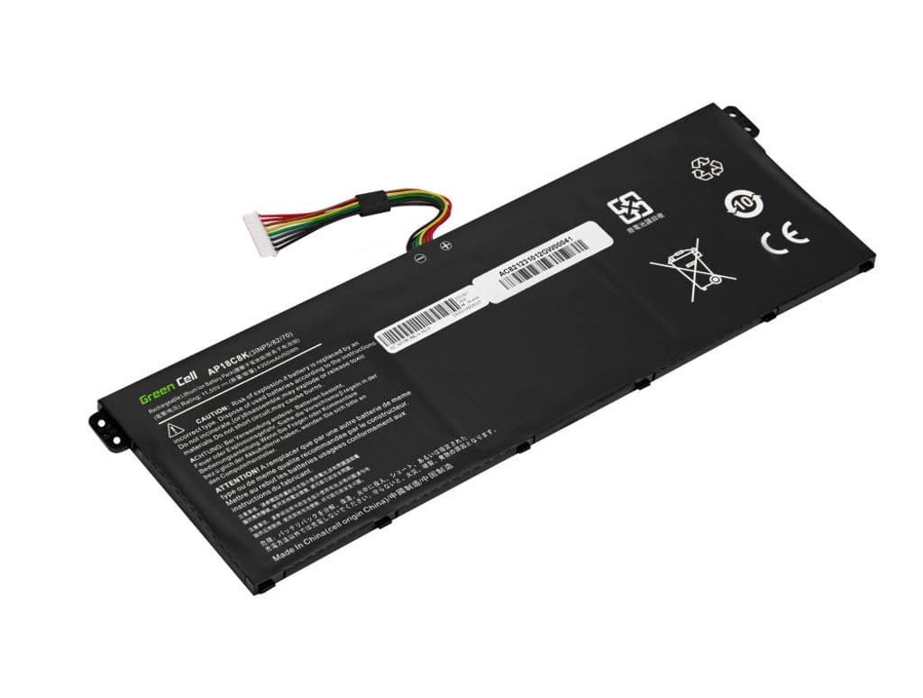 Green Cell Laptop-batteri Acer Aspire 11.5V 4350 mAh