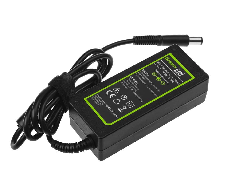 Green Cell Pro-lader for Dell Inspiron 15, 19,5V 3,34A 65W - Svart