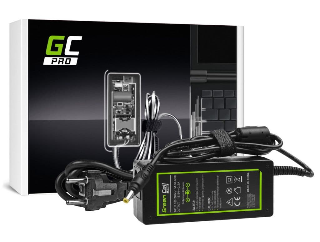 Green Cell PRO lader/strømadapter 18,5 V, 3,5 A, 65 W for HP Pavilion