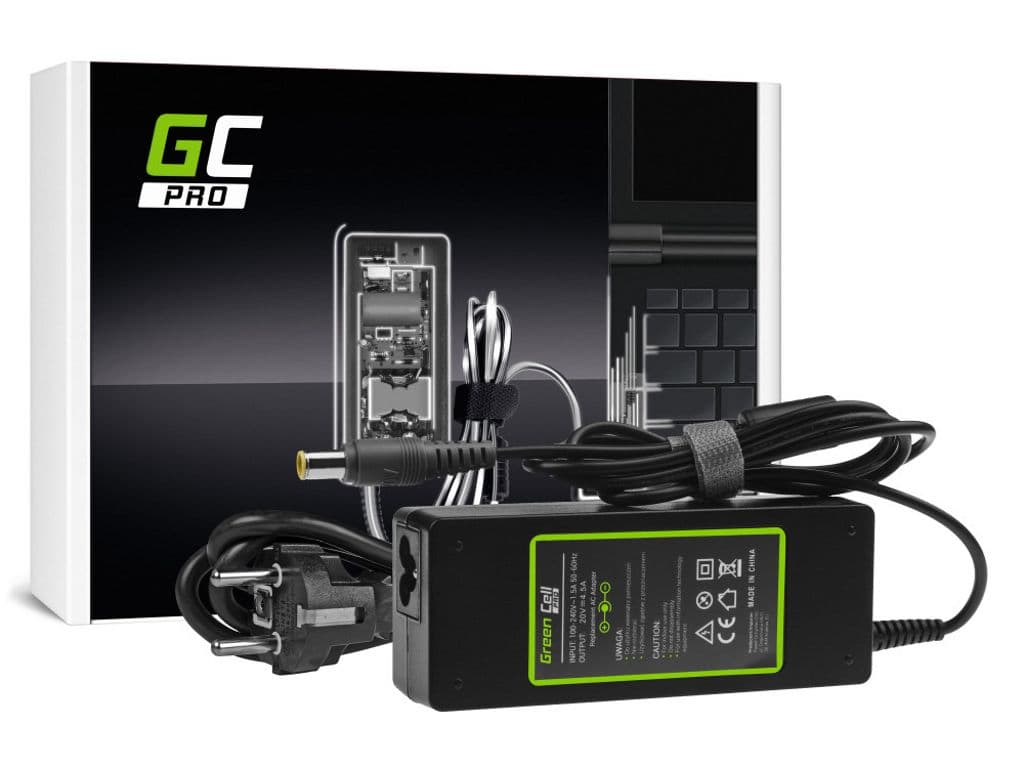 Green Cell PRO lader/strømadapter 20V, 4.5A, 90W for Lenovo B580, B590, ThinkPad