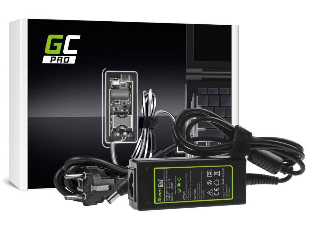 Green Cell PRO Lader / AC Adapter 19V, 2.1A, 40W for Samsung