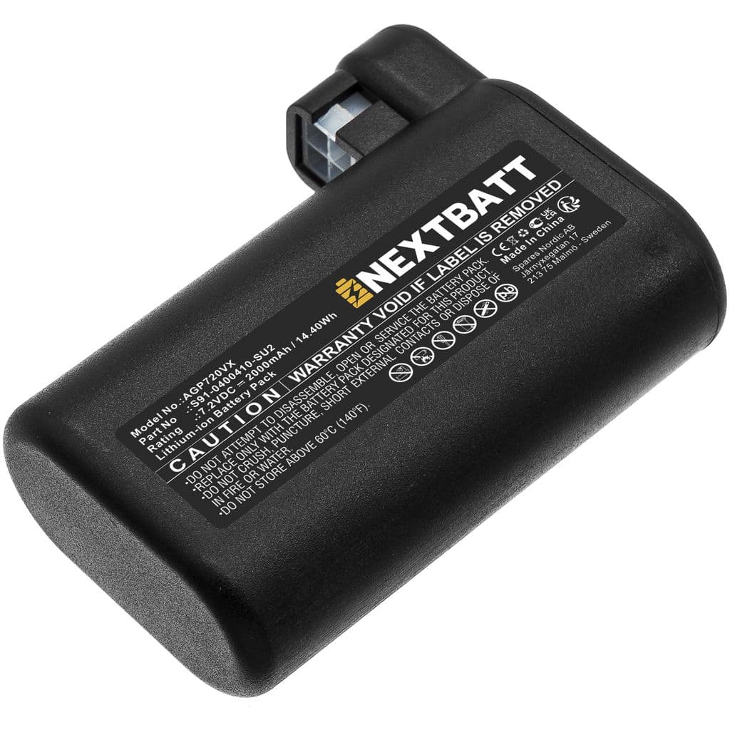 Batteri til AEG Electrolux Osiris etc