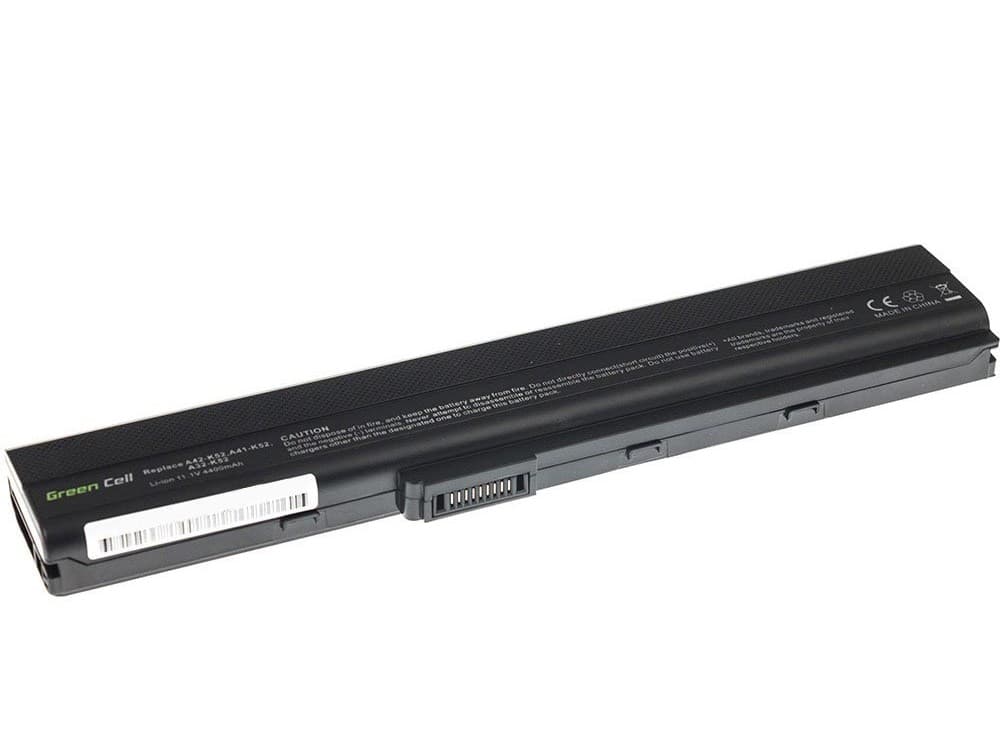 Green Cell-batteri til Asus A32-K52 osv., 10,8V 4400mAh