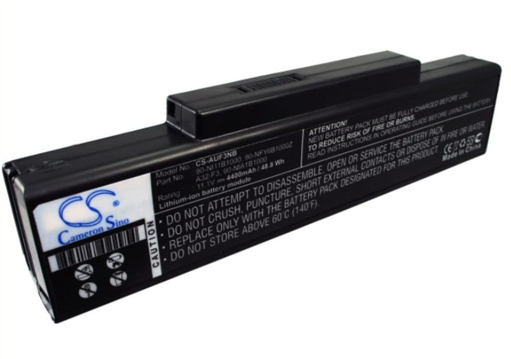 Batteri til Asus A9 / F2 / F3 / S96 / Z9 / Z53 etc