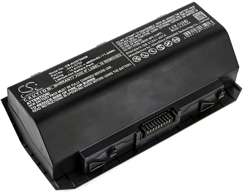 Batteri til Asus G750 etc