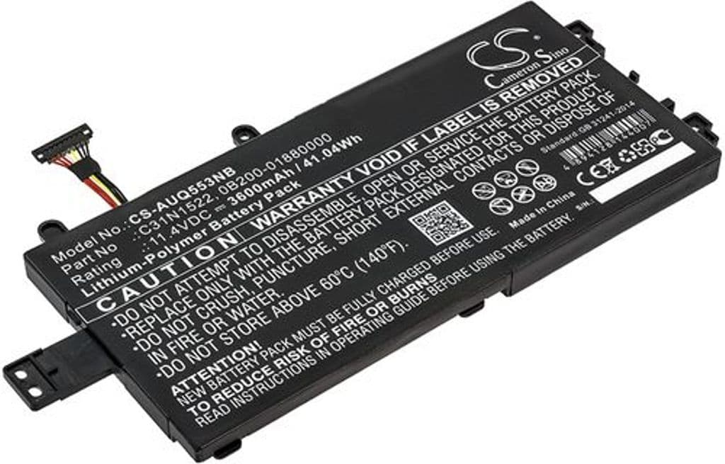 Batteri til Asus Q553U etc