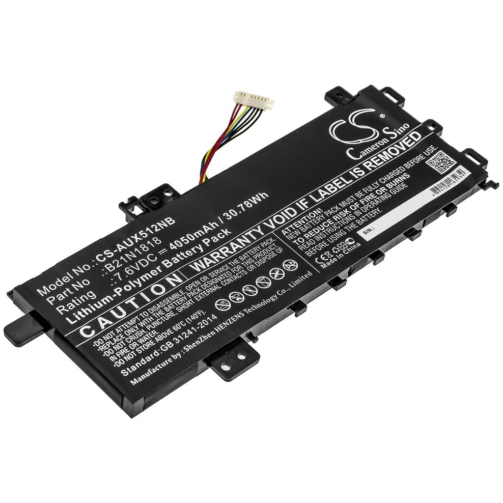 Batteri til Asus X512da-ej040t etc