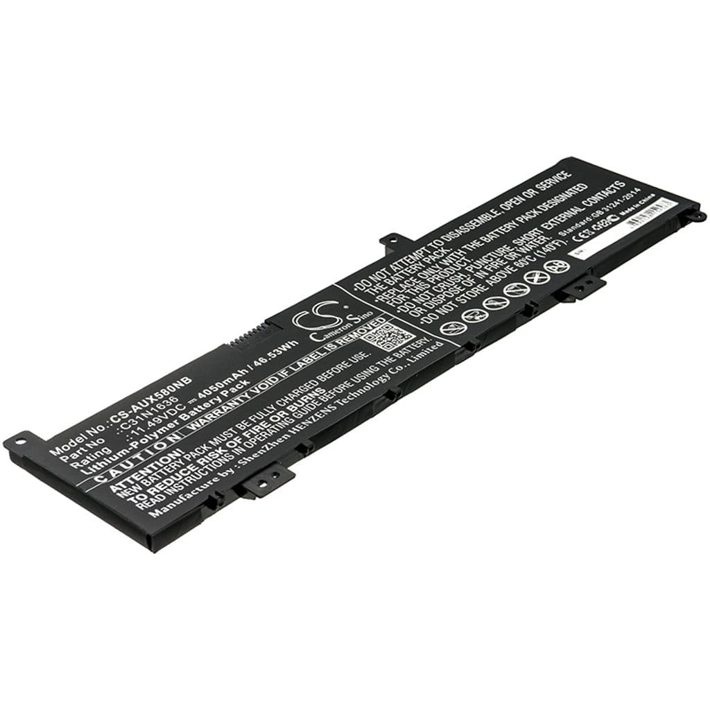 Batteri til Zand Parts Batteri for Asus (11,49V Li-Polymer 4050mAh/46,53Wh)