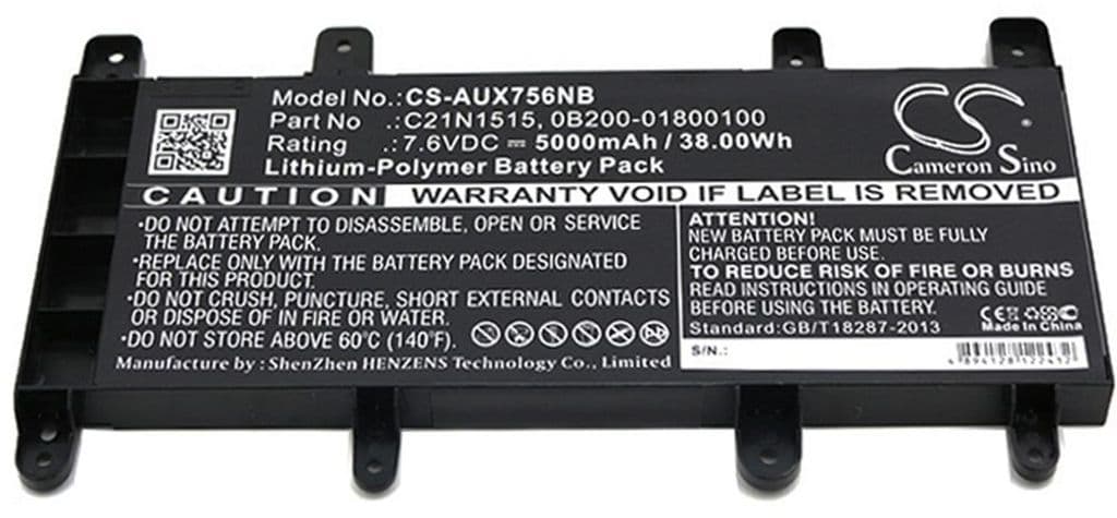 Batteri til Asus X756UA etc