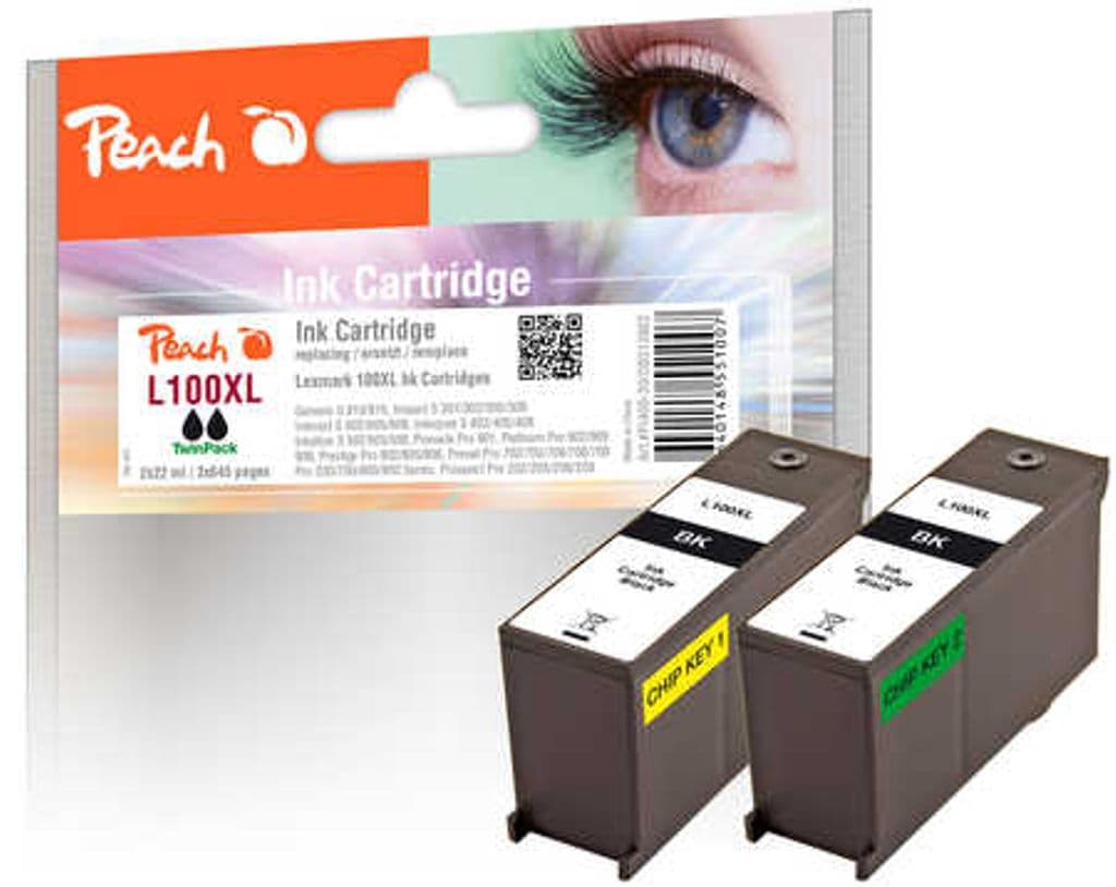 Kompatibel med 14N0820E (100xl) Blekkpatron svart for Lexmark