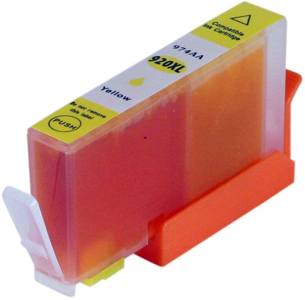 Kompatibel med 920XL (CD974AE) Blekkpatron gul for HP