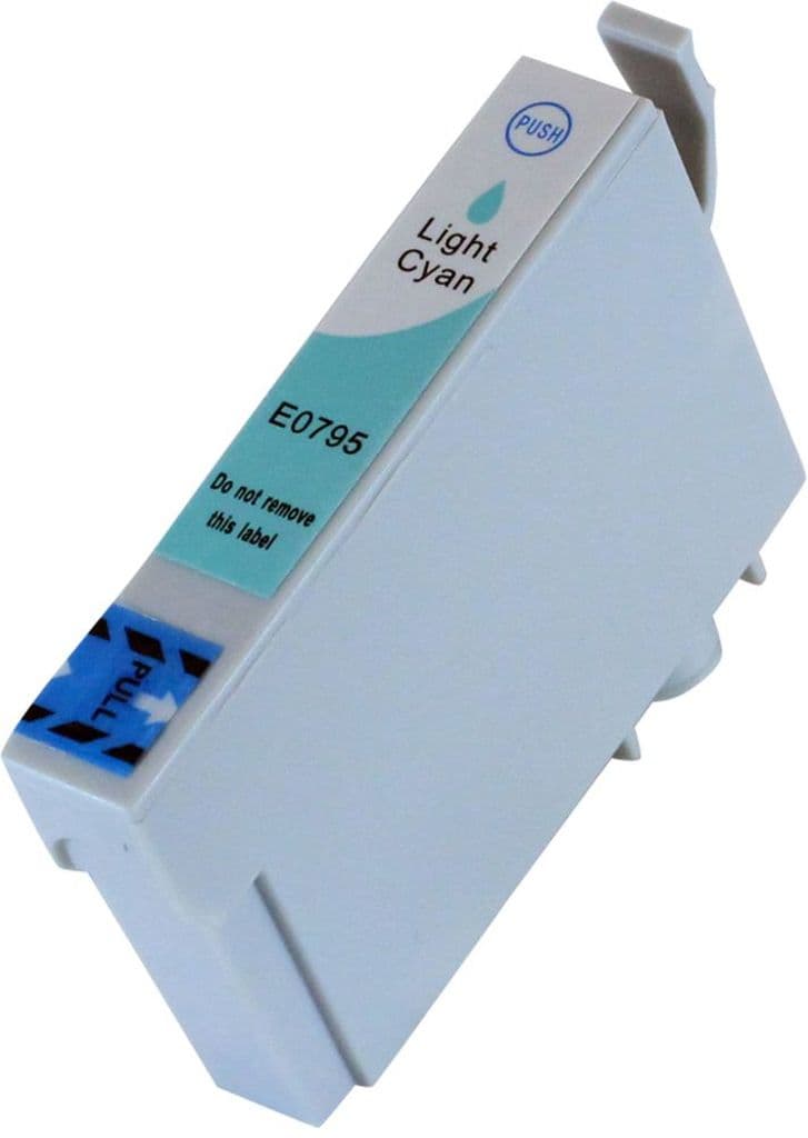 Kompatibel med T0795 Blekkpatron light cyan for Epson