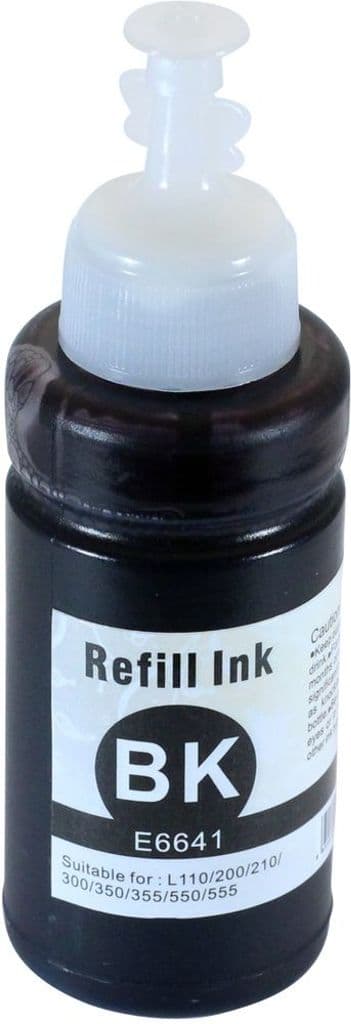 Kompatibel med T6641 Blekkpatron svart for Epson