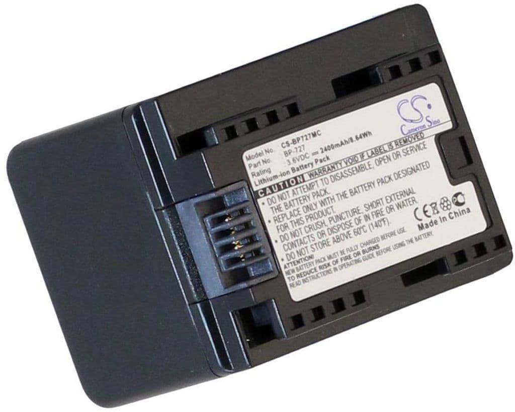 Batteri til BP-727 erstatningsbatteri