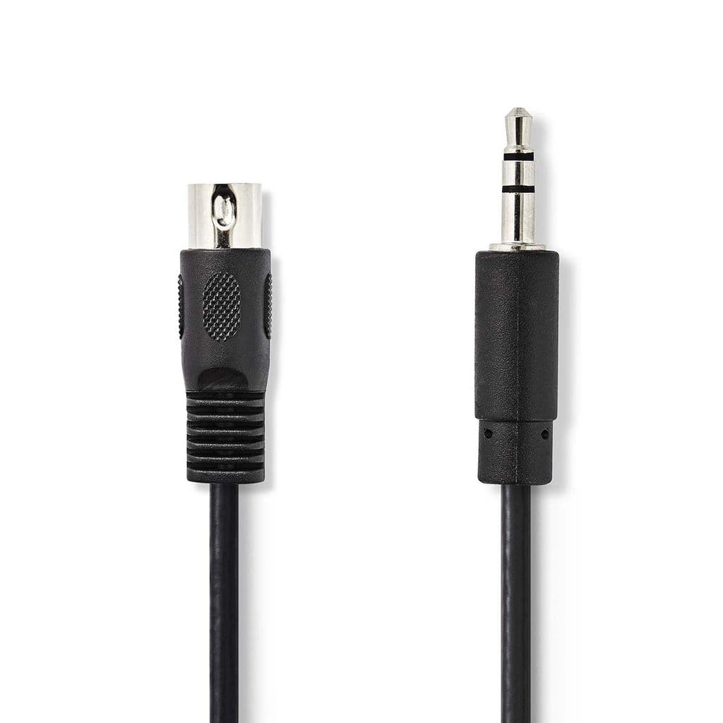 Nedis DIN lydkabel, 5-pins hann til 3,5, 2m