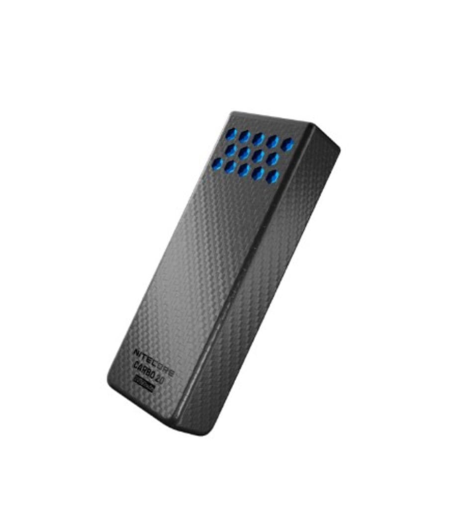 Nitecore CARBO 20 Powerbank 20000mAh 65W med 2 USB-C-porter Blå