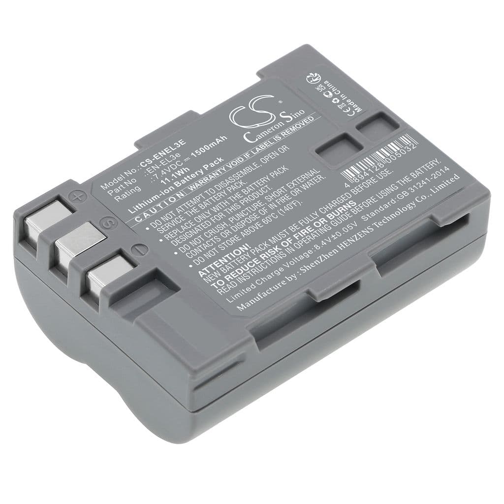 Batteri til Batteri til Nikon D-SLR D50 D70 D80 D90 D100 D200 etc., 7.4V 1500mAh