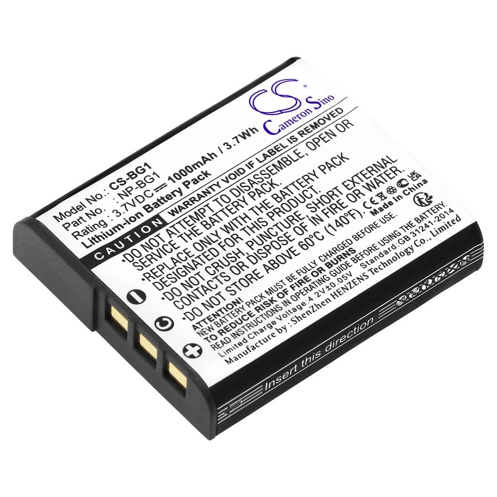 Batteri til Sony Cyber-shot DSC-W170/N etc