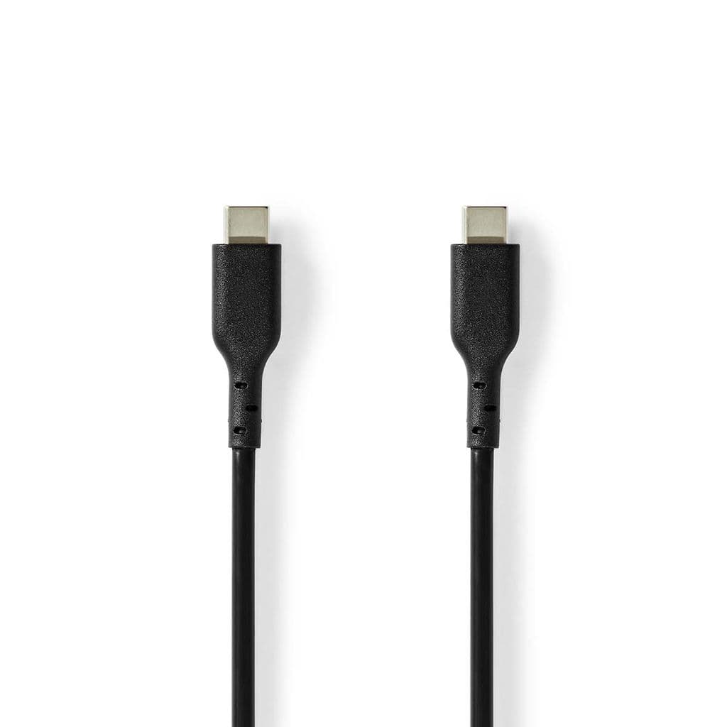 Nedis USB-C til USB-C, 240W, 480mbps, 2m - Svart
