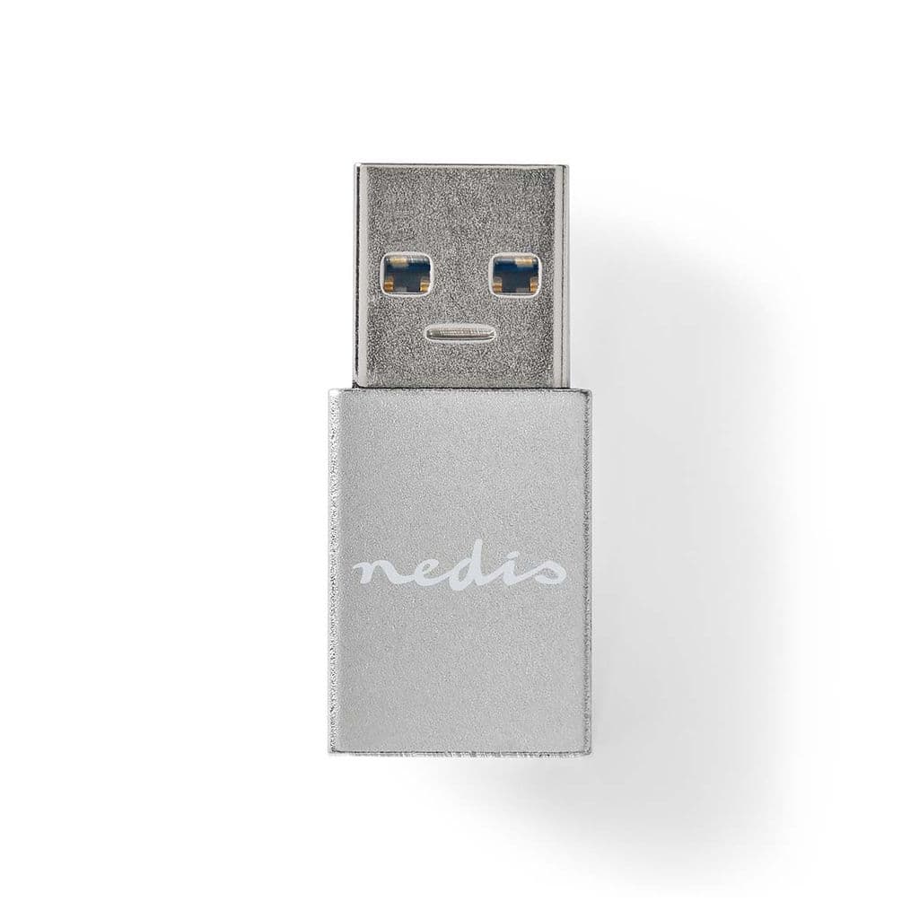 Nedis USB-A til USB-C Adapter, 5Gbps - Sølv