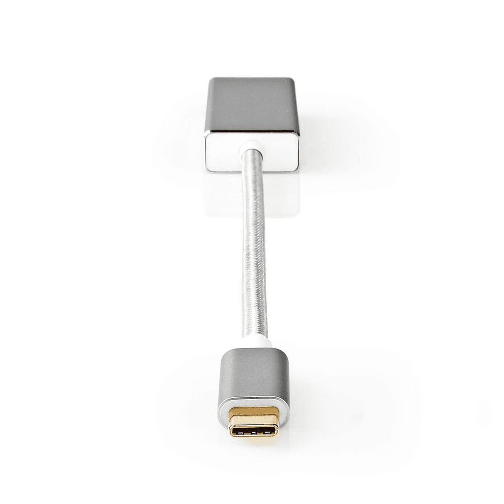 Nedis USB-C 3.2 til Mini DisplayPort Adapter, 0,2m - Sølv