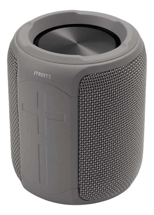 Streetz Vanntett Bluetooth-høyttaler IPX7 TWS - Grå