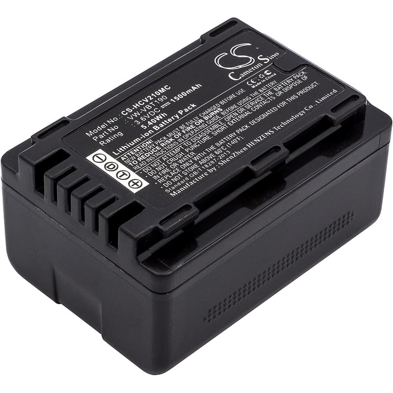 Batteri til VW-VBT190 erstatningsbatteri