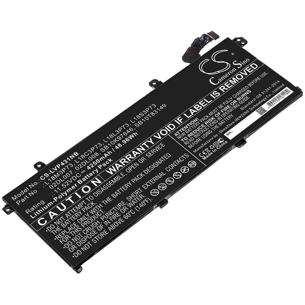 Batteri til Batteri til Lenovo ThinkPad T490 etc.