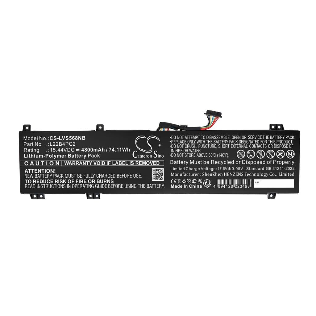 Batteri til Lenovo Legion Slim 5 16APH8 82Y90005JP etc.