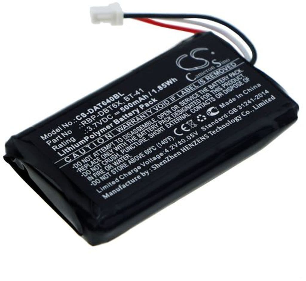 Batteri til Datalogic RIDA DBT6400 etc