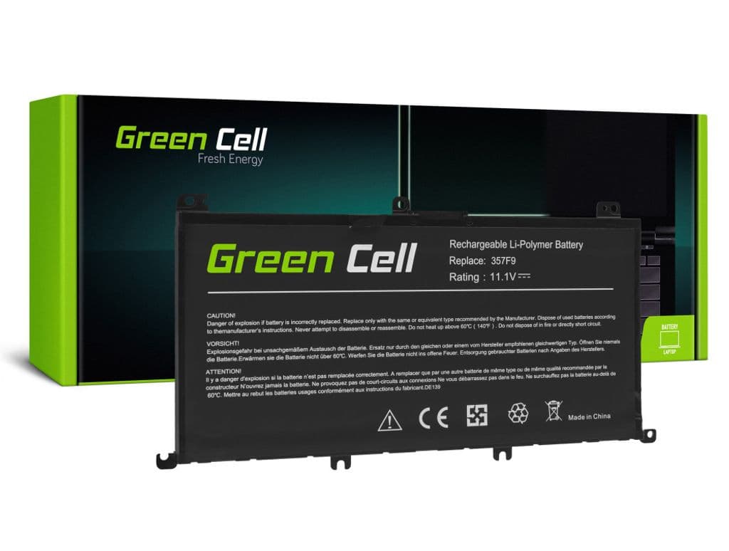 Green Cell-batteri til Dell Inspiron 15 5576 osv. 4200 mAh, 11,1 V