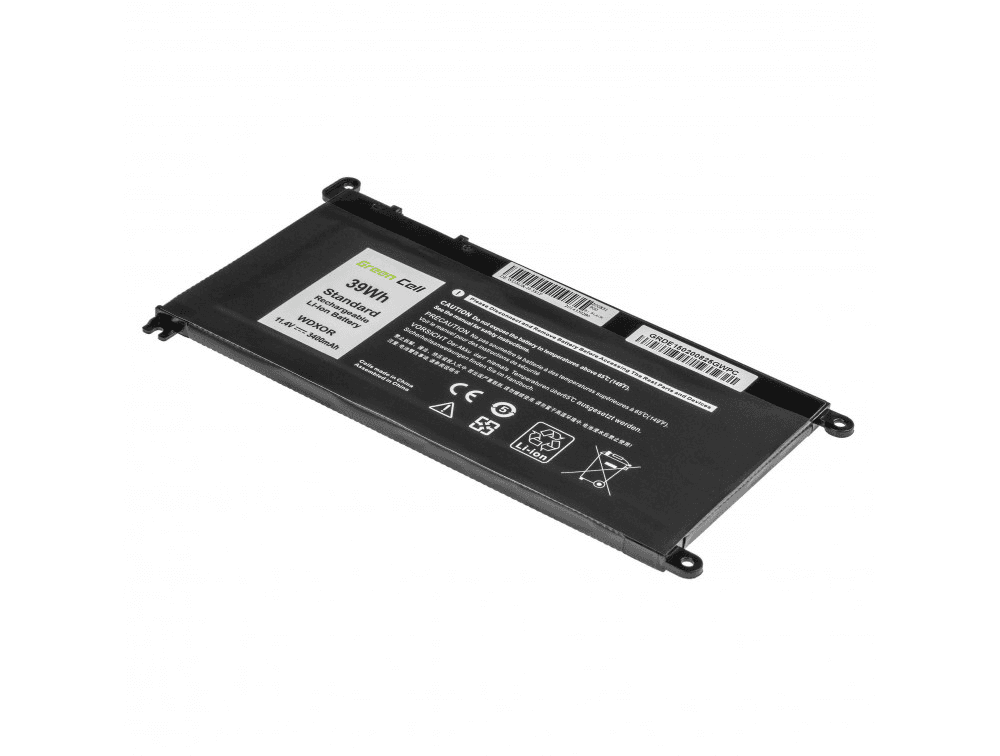 Green Cell-batteri til Dell Inspiron 13 5368 osv. 3400 mAh, 11,4 V