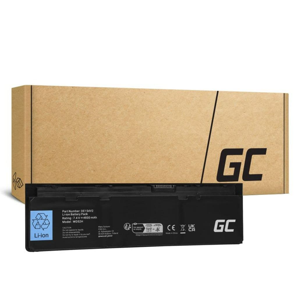 Green Cell bærbar PC-batteri WD52H VFV59 for Dell Latitude E7240 E7250