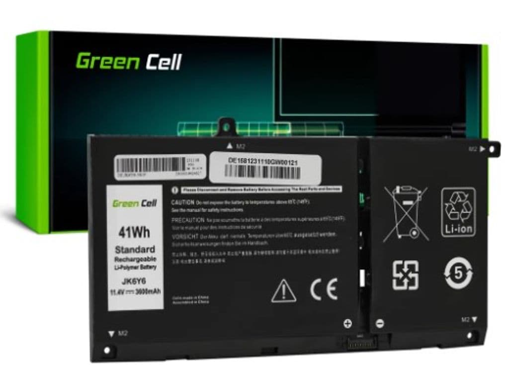 Green Cell YRDD6 1VX1H Batteri til Dell Latitude 3510, Inspiron 5501/5301/5505/etc.