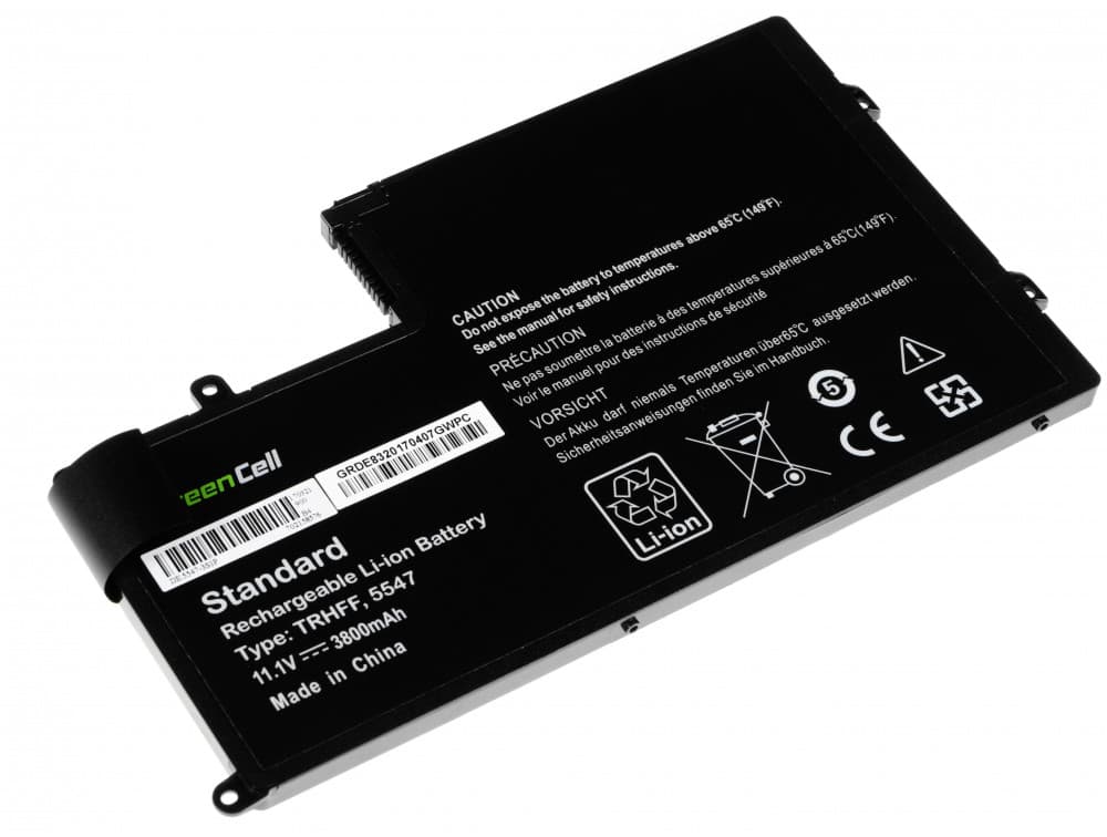 Green Cell-batteri til Dell Inspiron 15 5542 5543 5545 osv., 11,1 V 3400 mAh
