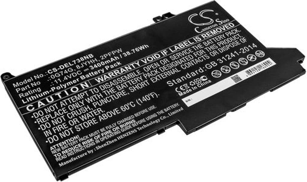 Batteri til Dell Latitude 12 7280 etc