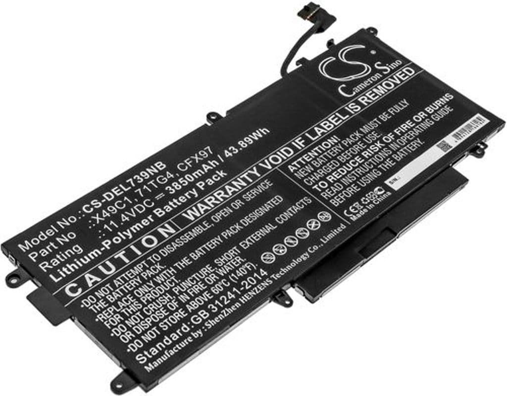 Batteri til Dell Latitude 5289 2-in-1 etc