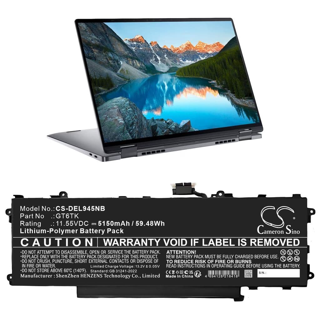 Batteri til DELL Latitude 9440 2-in-1 etc