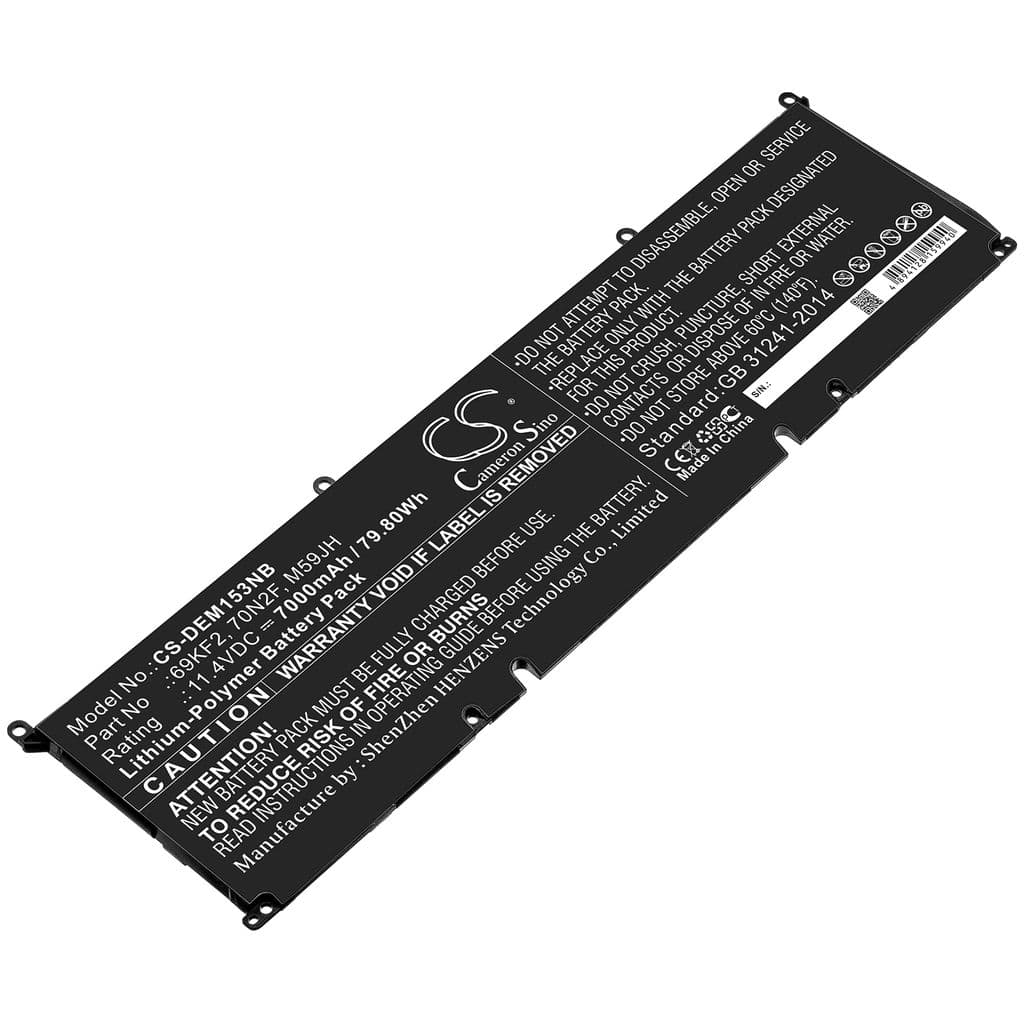 Batteri til DELL Alienware M15 R3 etc