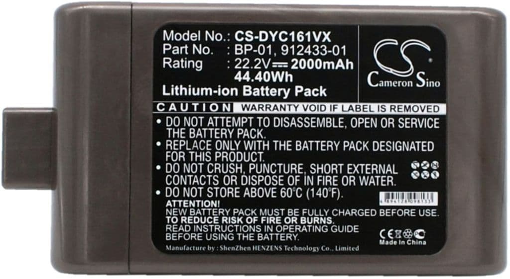 Batteri til Dyson D12 Cordless Vacuum etc