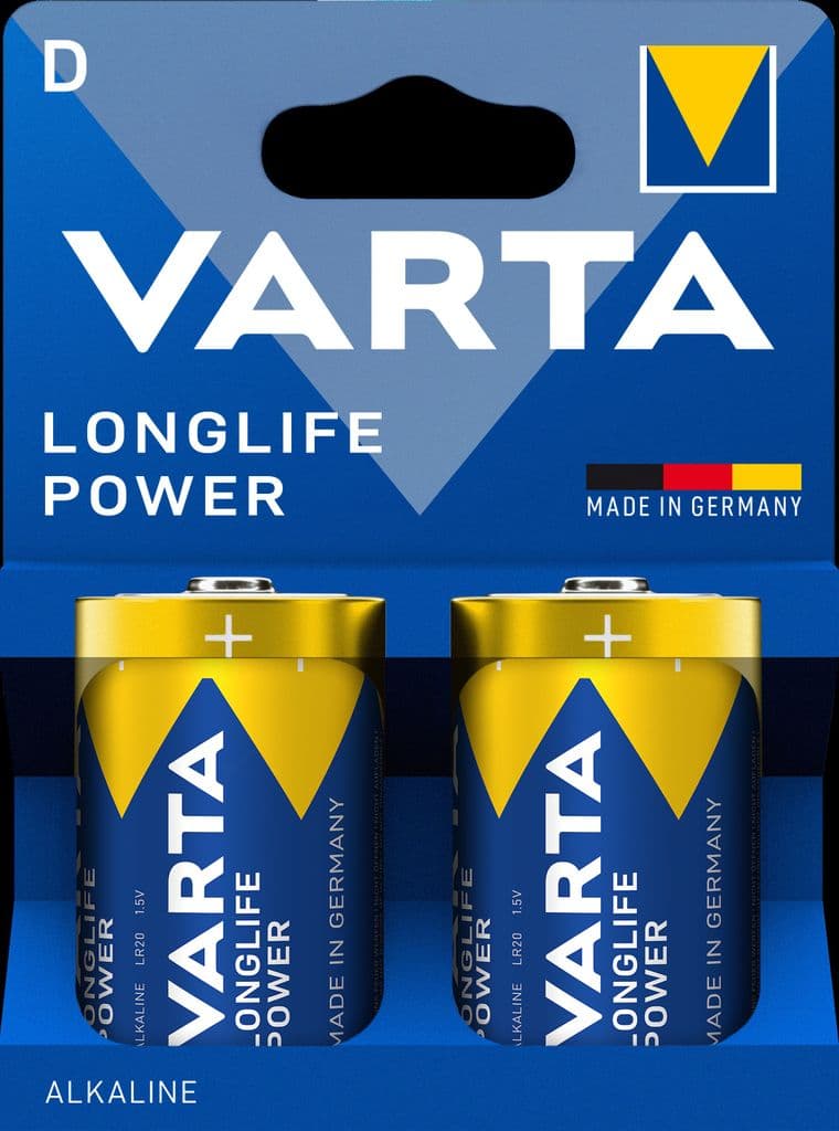 Varta Longlife Power D LR20 batteri 2-pak