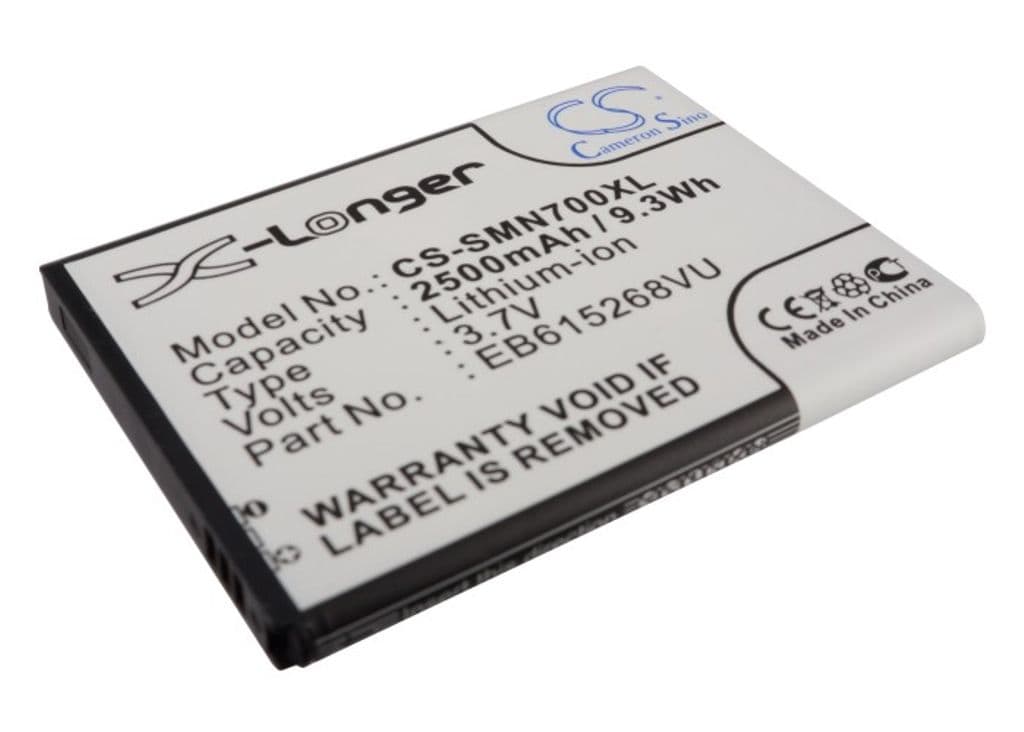 Batteri til Samsung EB615268VU erstatningsbatteri 2500 mAh