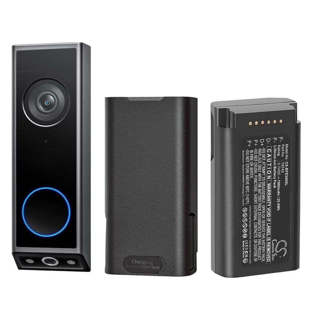 Batteri til Eufy videodørklokke E340 osv.