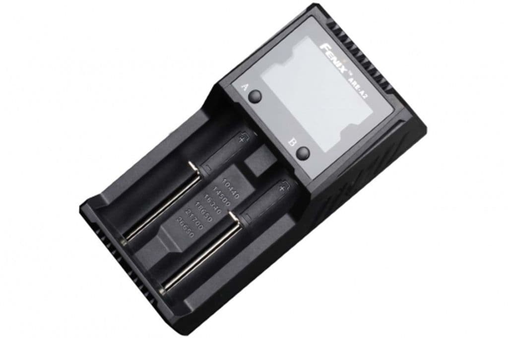 Fenix lader for li-ion 10440 / 14500 / 16340 / 18650 / 21700 / 26650