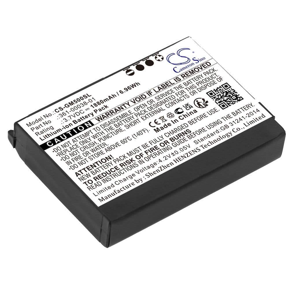 Batteri til Garmin Aera 500 etc