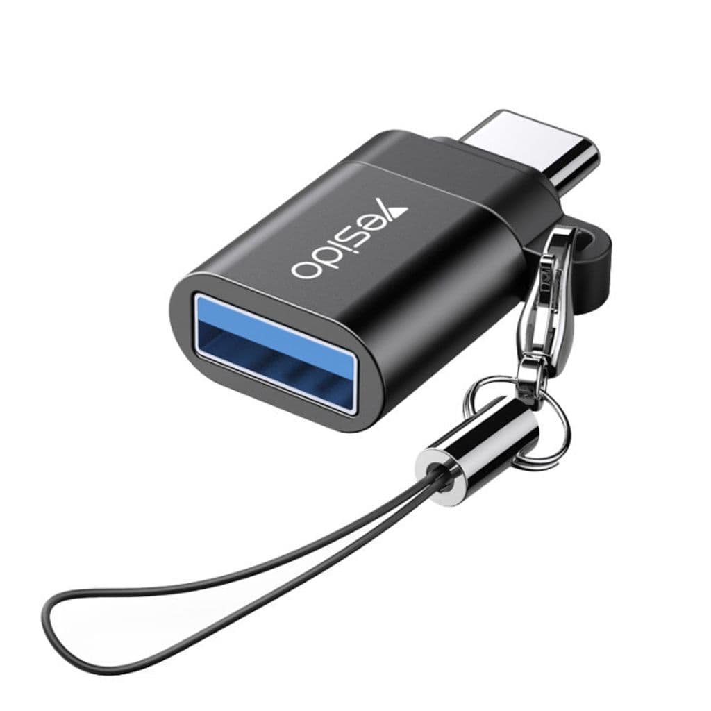 Yesido USB-A til USB-C Mini OTG-adapter for lading og overføring