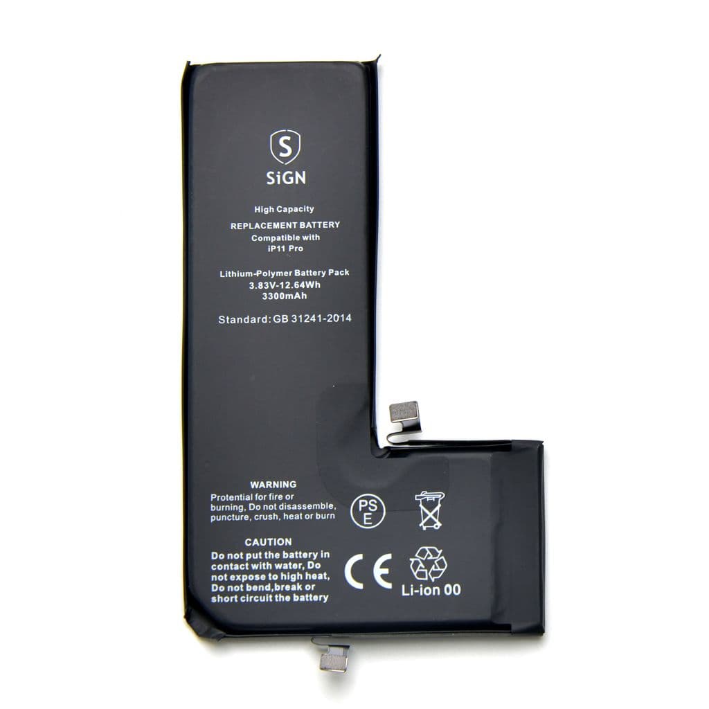iPhone 11 Pro batteri med høy kapasitet - 3300mAh