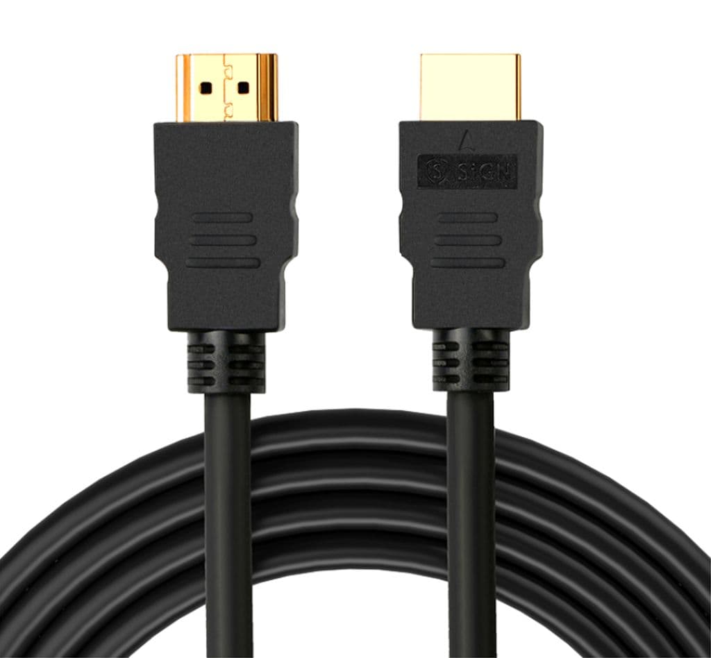 SiGN HDMI til HDMI Kabel 4K, 5m - Svart